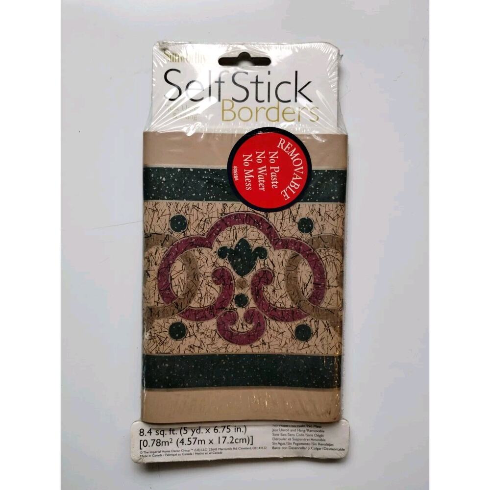 Sunworthy Self Stick Borders - 5 yds